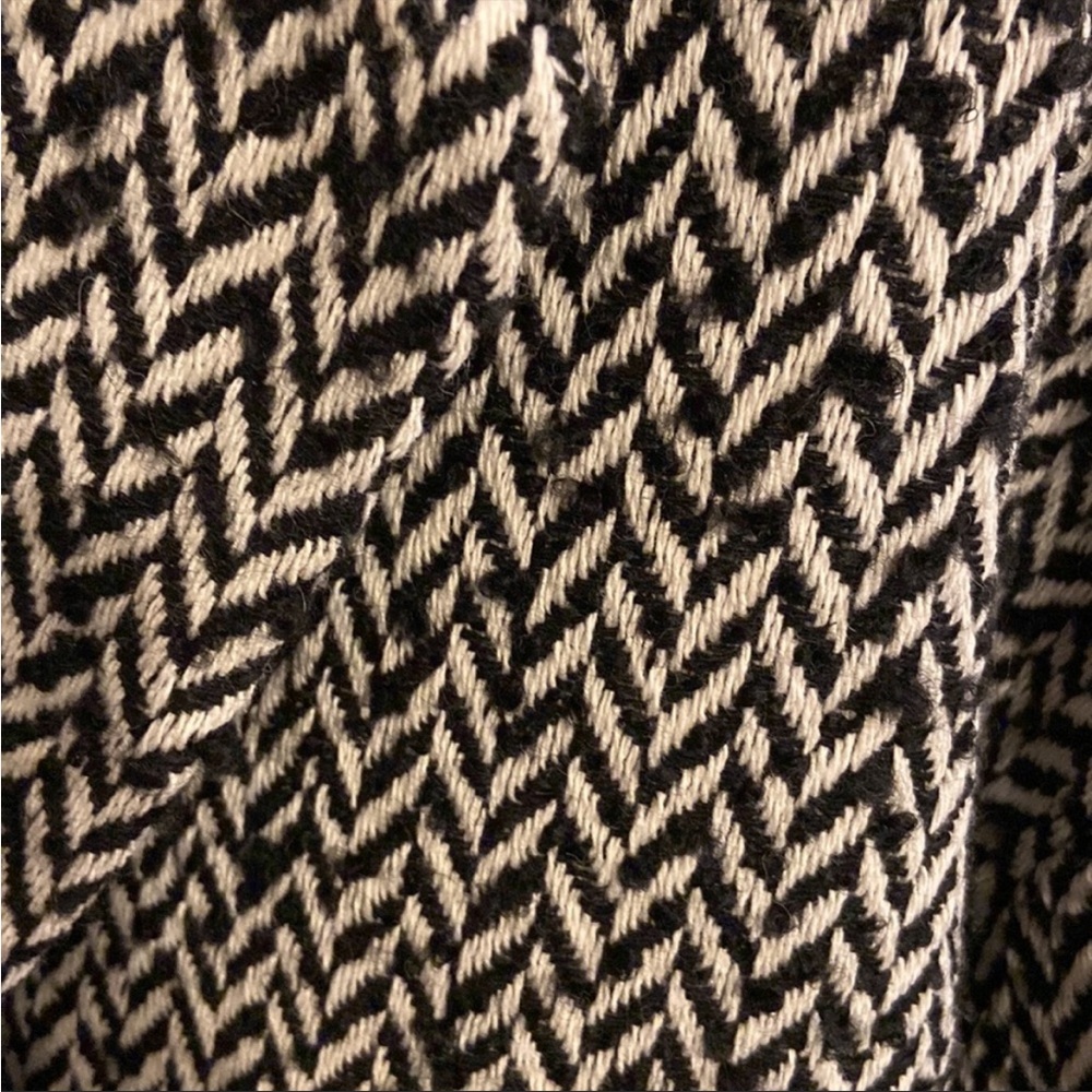 Mango Double Breasted Herringbone Coat View 4